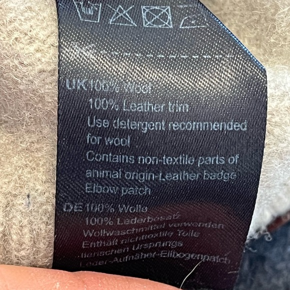 Barbour Sweater With half Zip MKN0585 Stone FW23/24 size small EUC - Picture 5 of 14